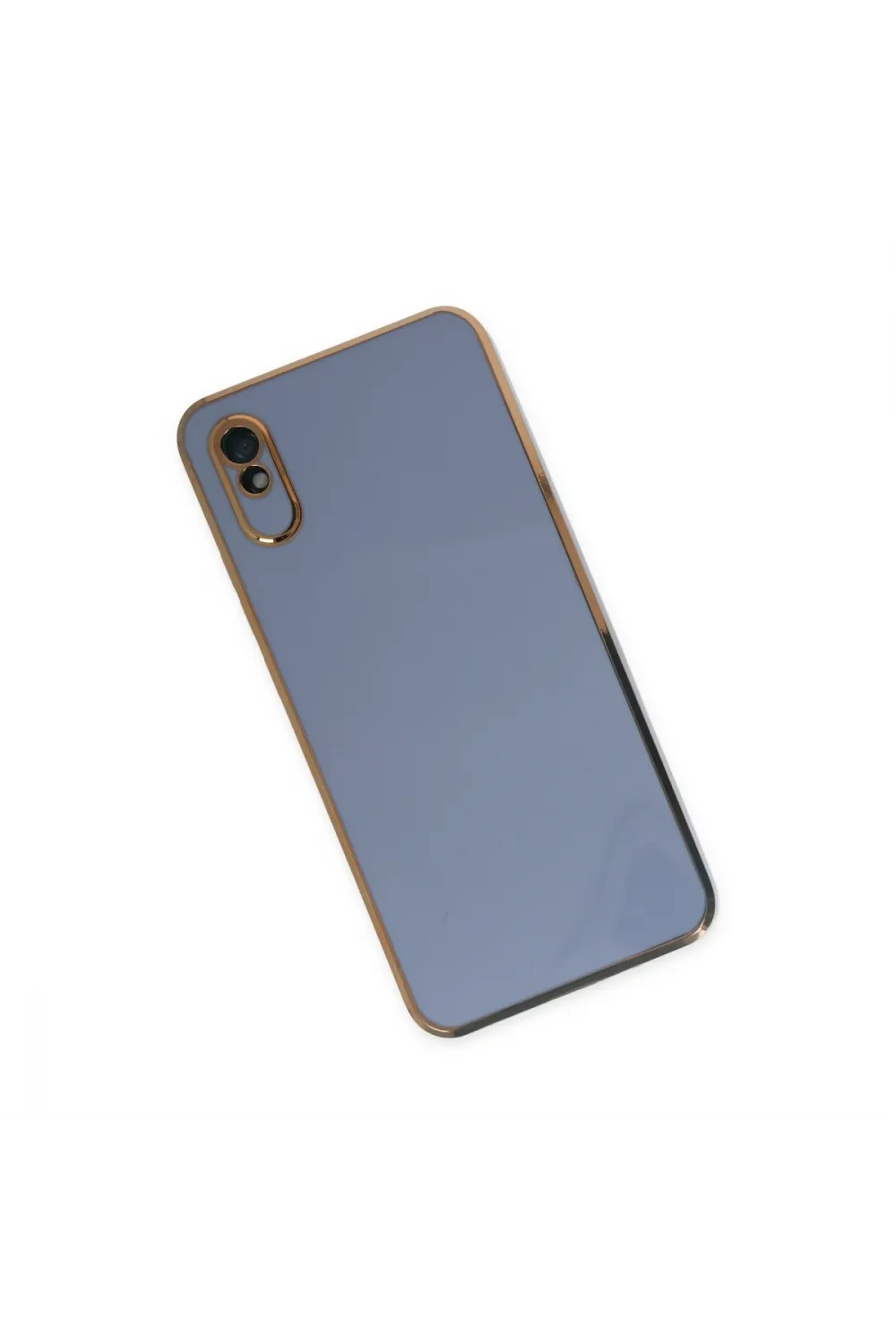 Xiaomi Redmi 9a Kılıf Volet Silikon - Mavi