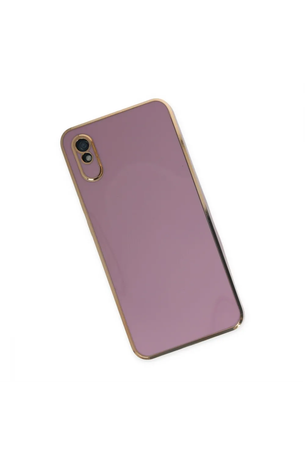 Xiaomi Redmi 9a Kılıf Volet Silikon - Mor
