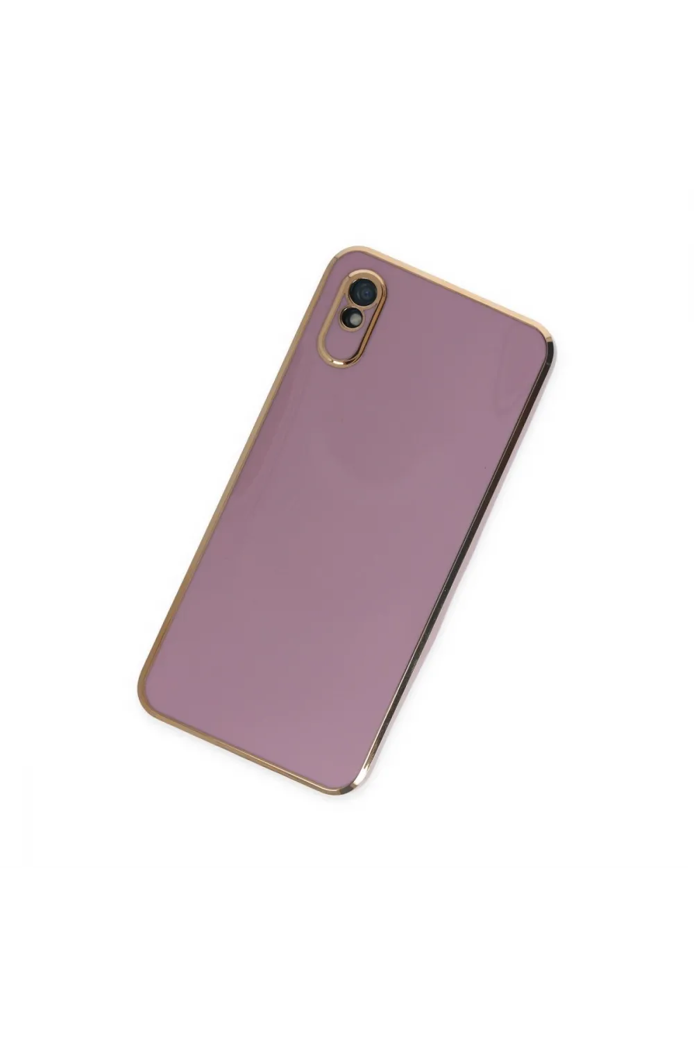 Xiaomi Redmi 9a Kılıf Volet Silikon - Mor