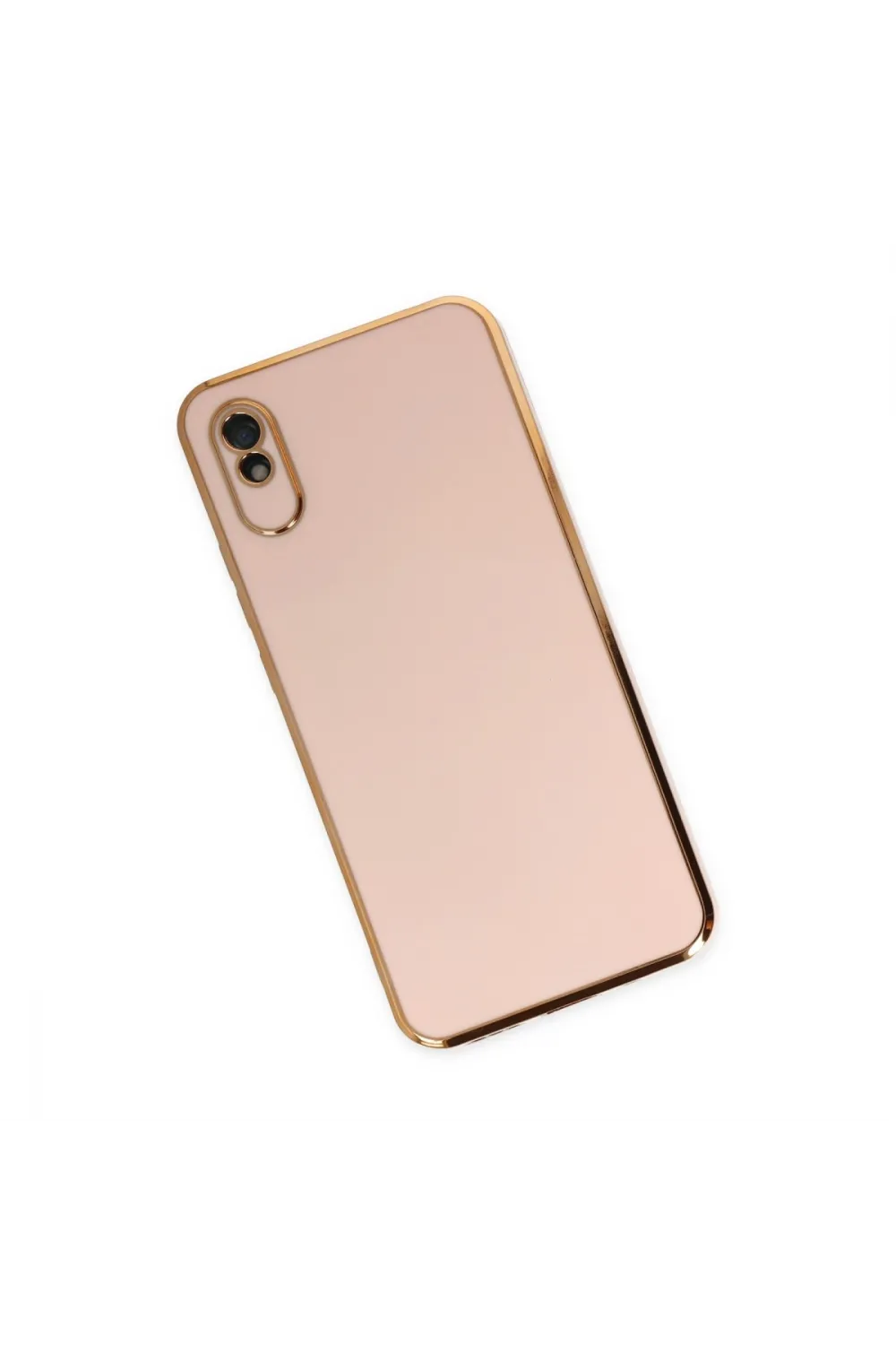 Xiaomi Redmi 9a Kılıf Volet Silikon - Pembe