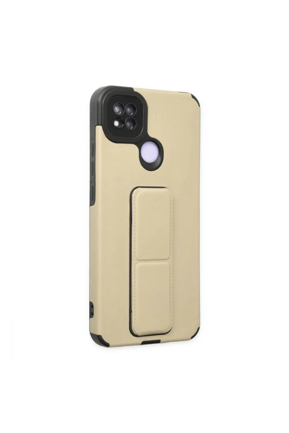 Xiaomi Redmi 9c Kılıf Mega Standlı Silikon - Gold