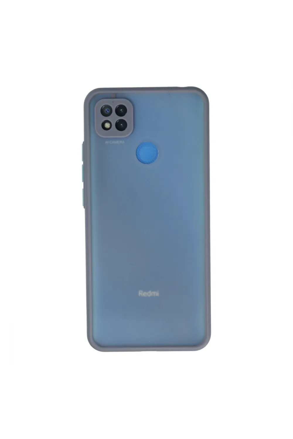 Xiaomi Redmi 9c Kılıf Montreal Silikon Kapak - Gri