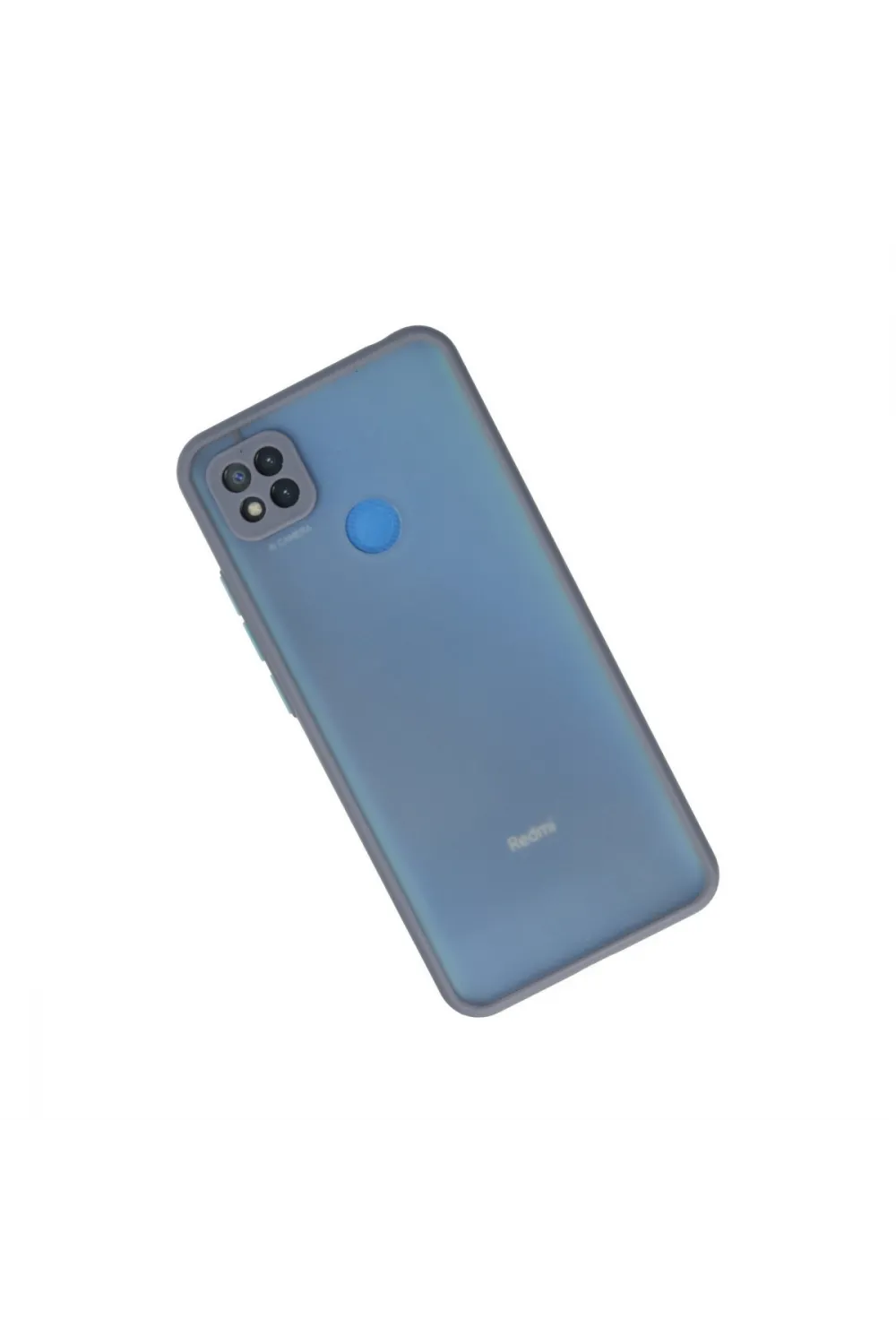 Xiaomi Redmi 9c Kılıf Montreal Silikon Kapak - Gri