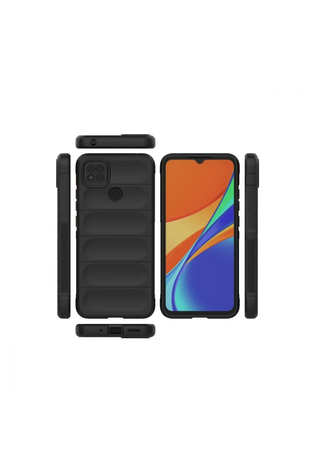 Xiaomi Redmi 9c Kılıf Optimum Silikon - Siyah