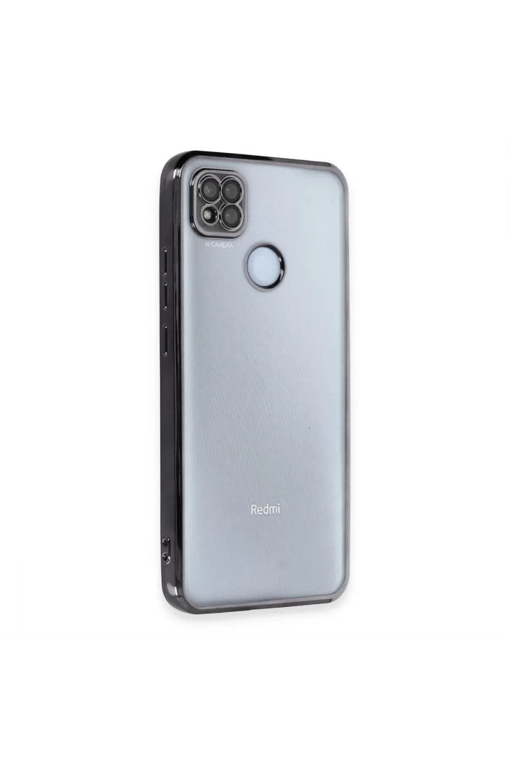 Xiaomi Redmi 9c Kılıf Razer Lensli Silikon - Siyah
