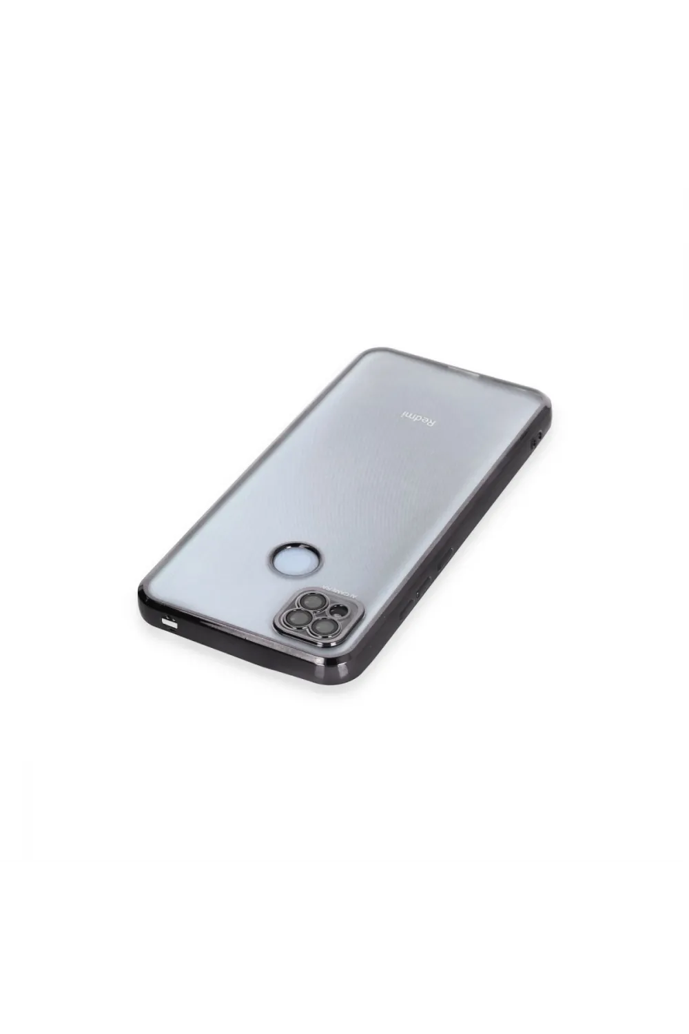 Xiaomi Redmi 9c Kılıf Razer Lensli Silikon - Siyah