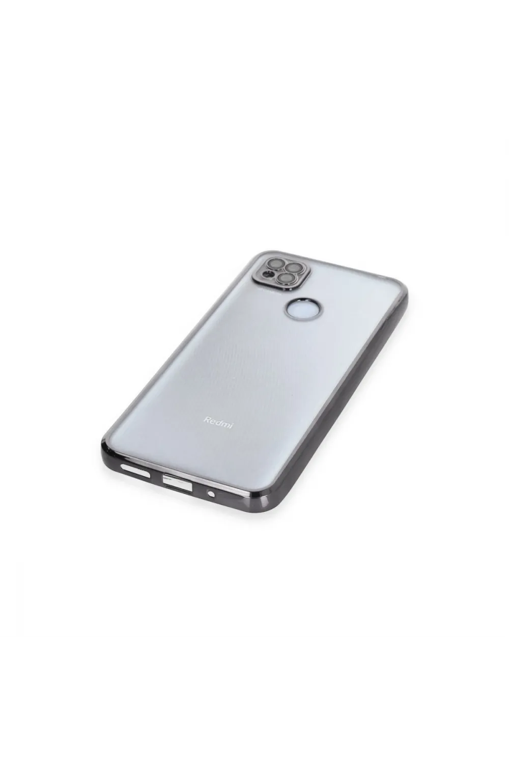 Xiaomi Redmi 9c Kılıf Razer Lensli Silikon - Siyah