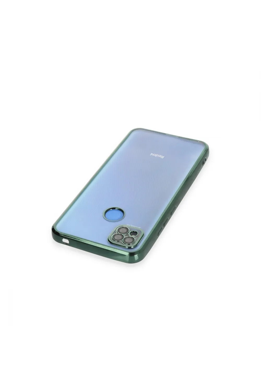 Xiaomi Redmi 9c Kılıf Razer Lensli Silikon - Yeşil
