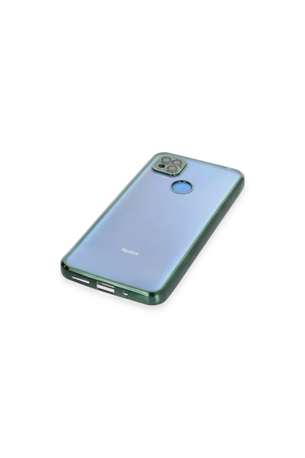 Xiaomi Redmi 9c Kılıf Razer Lensli Silikon - Yeşil