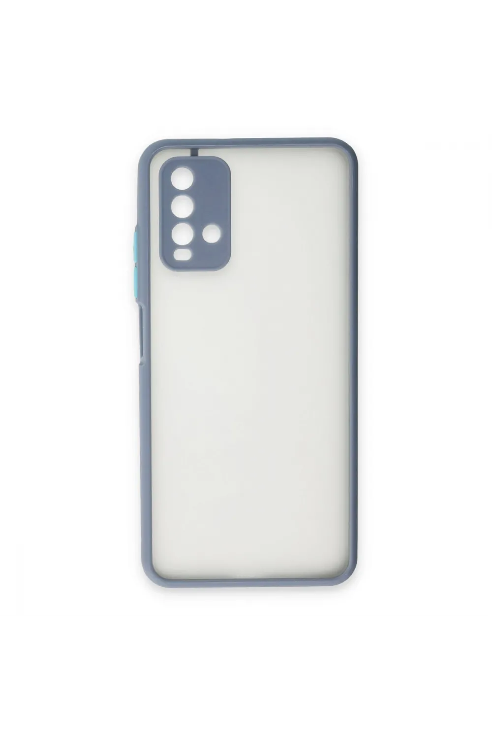 Xiaomi Redmi 9t Kılıf Montreal Silikon Kapak - Gri