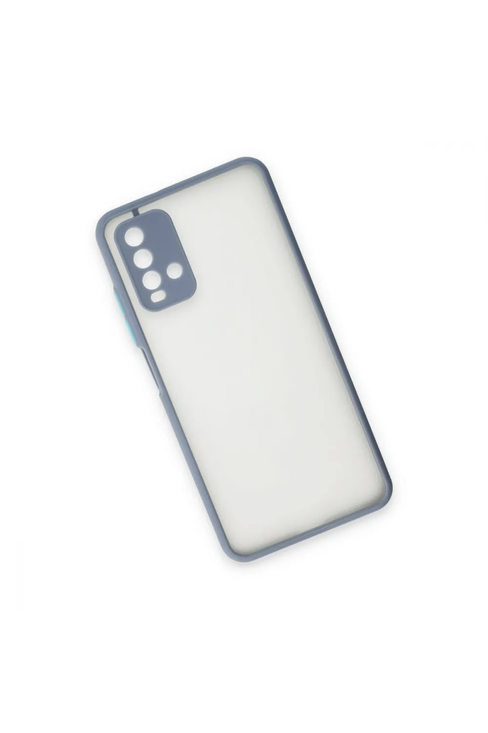 Xiaomi Redmi 9t Kılıf Montreal Silikon Kapak - Gri