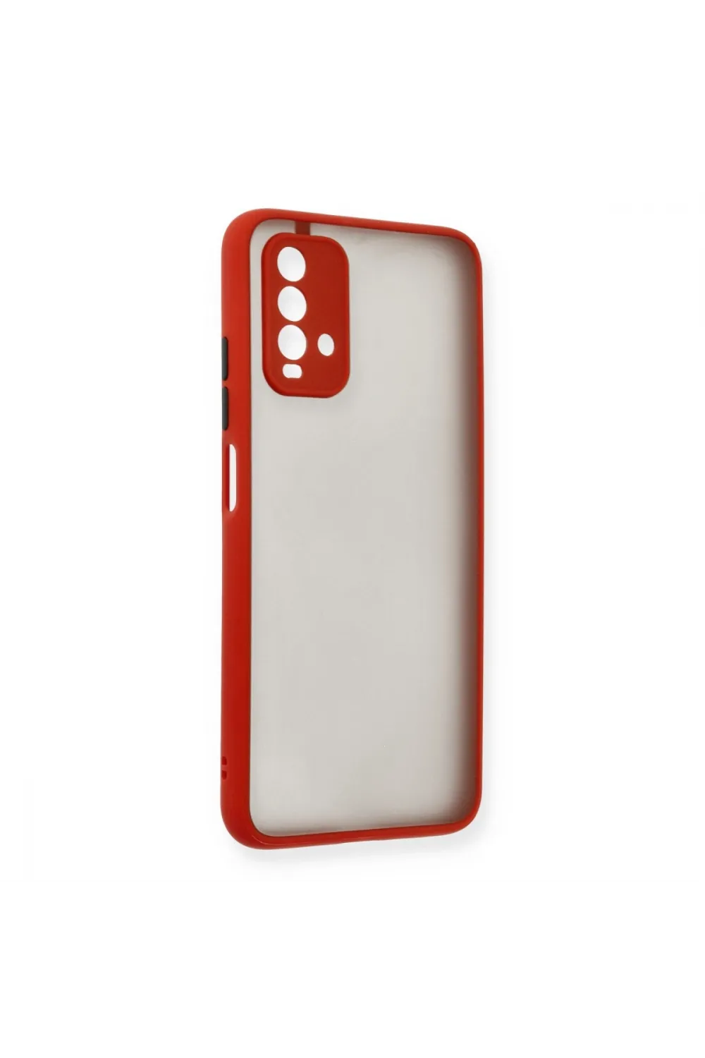 Xiaomi Redmi 9t Kılıf Montreal Silikon Kapak - Kırmızı