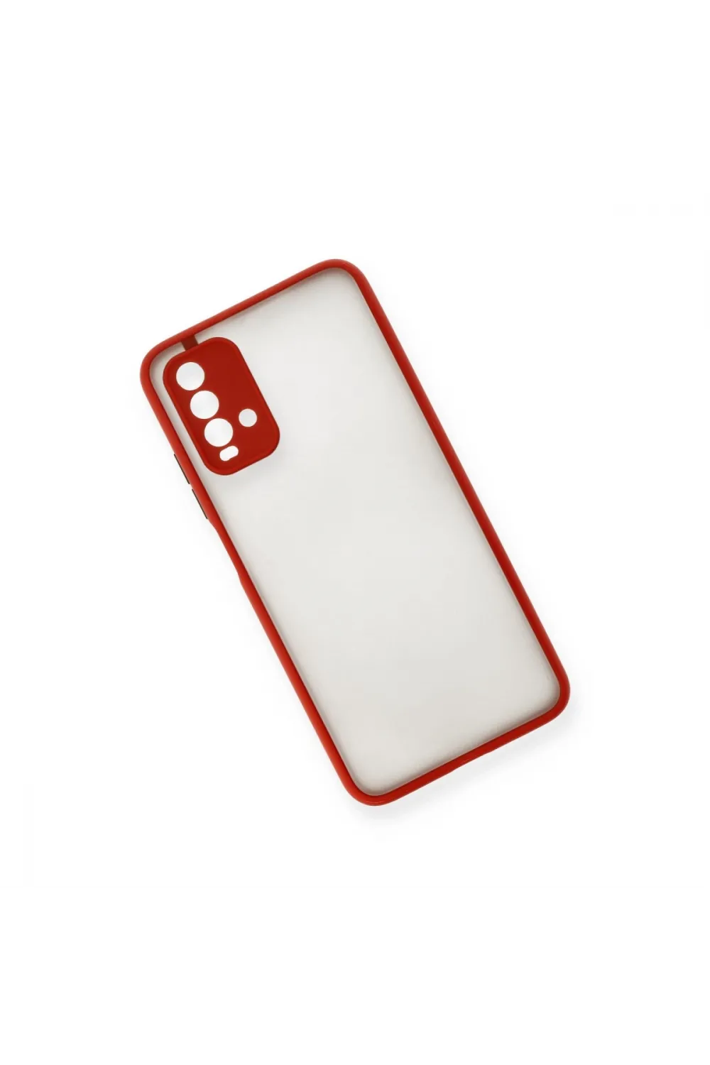 Xiaomi Redmi 9t Kılıf Montreal Silikon Kapak - Kırmızı
