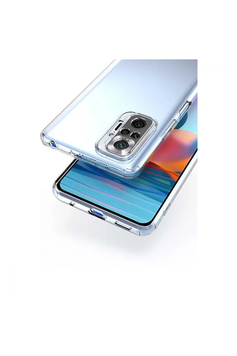 Xiaomi Redmi Note 10 5g Kılıf Lüx Şeffaf Silikon