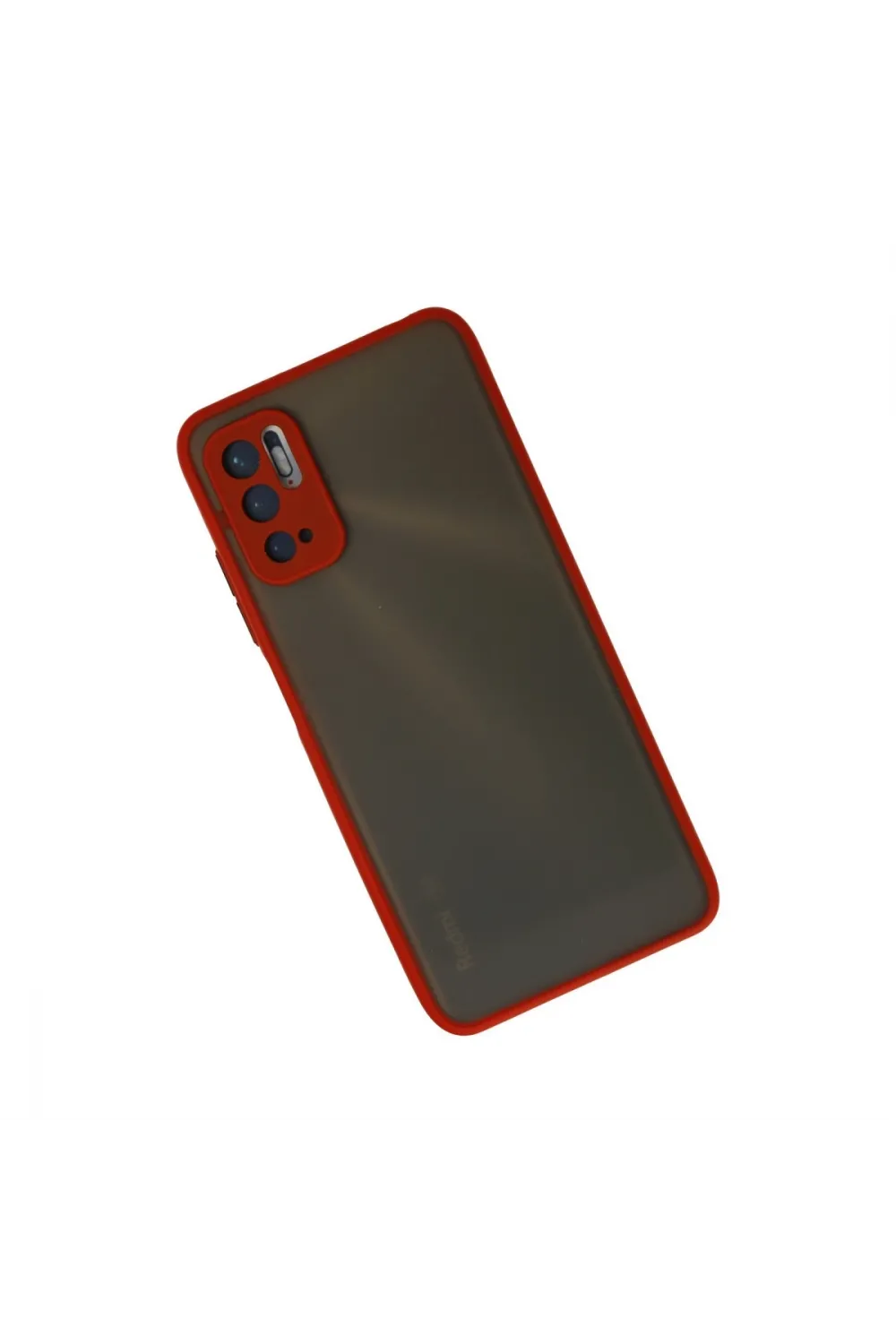 Xiaomi Redmi Note 10 5g Kılıf Montreal Silikon Kapak - Kırmızı