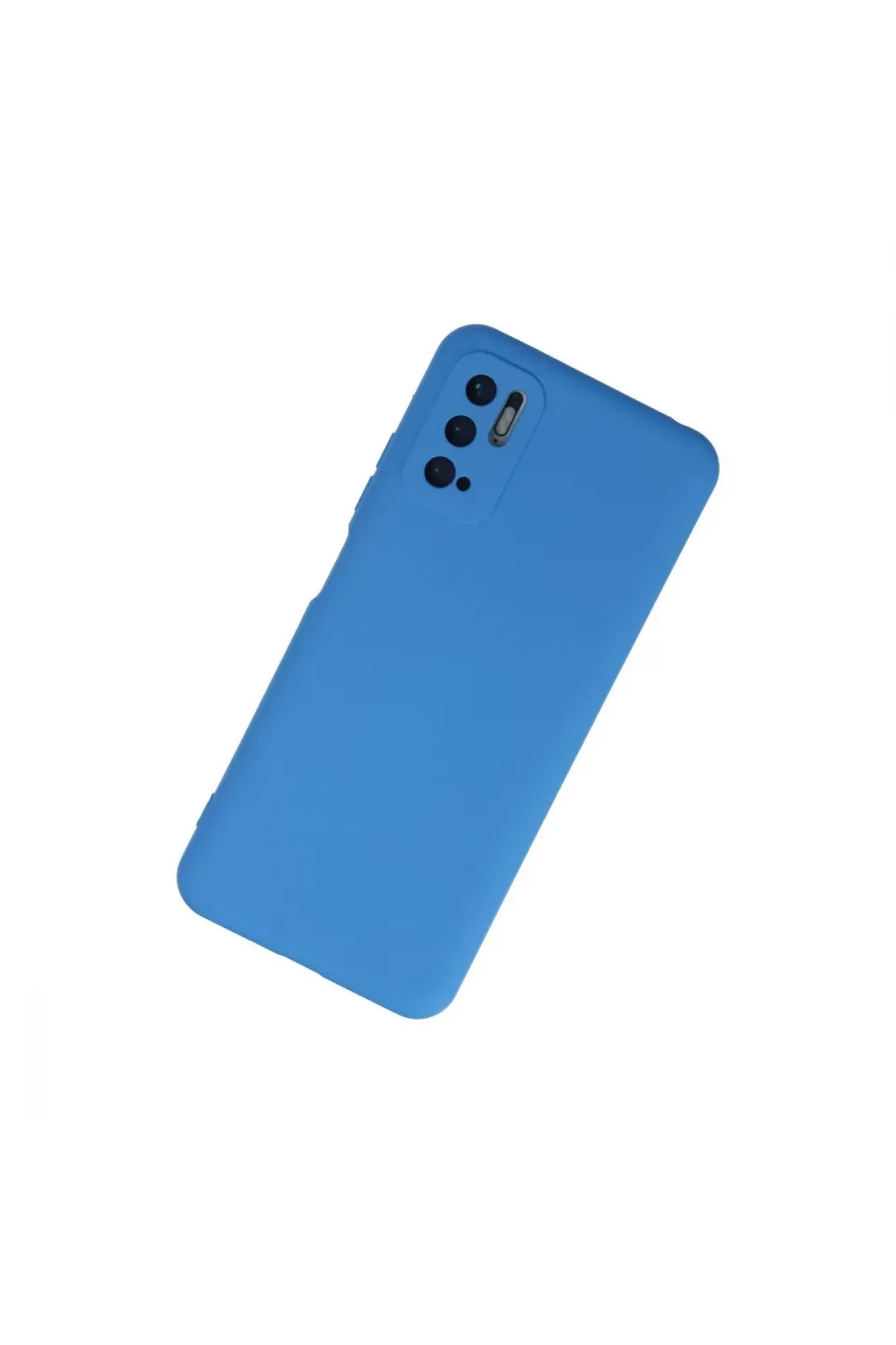 Xiaomi Redmi Note 10 5g Kılıf Nano İçi Kadife Silikon - Mavi