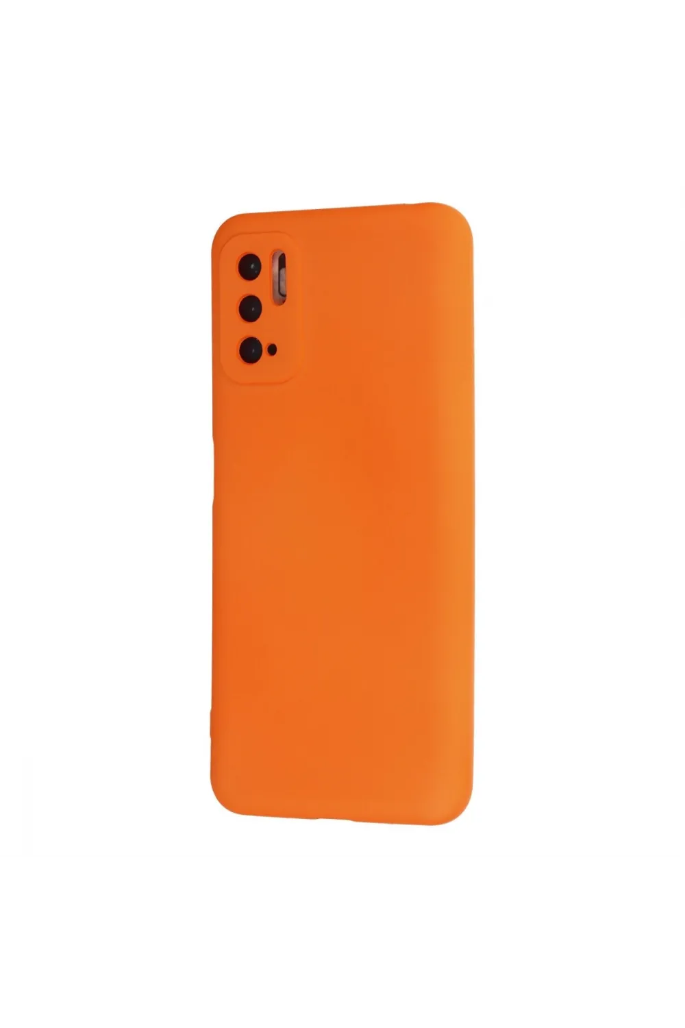 Xiaomi Redmi Note 10 5g Kılıf Nano İçi Kadife Silikon - Turuncu