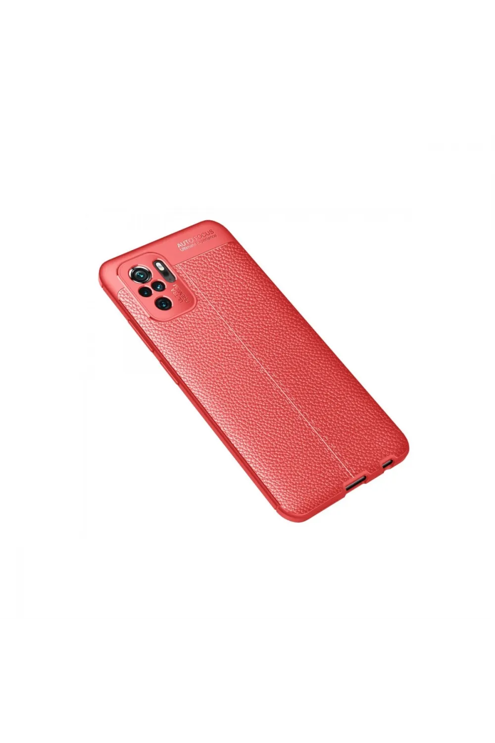 Xiaomi Redmi Note 10 Kılıf Auto Focus Kapak - Kırmızı