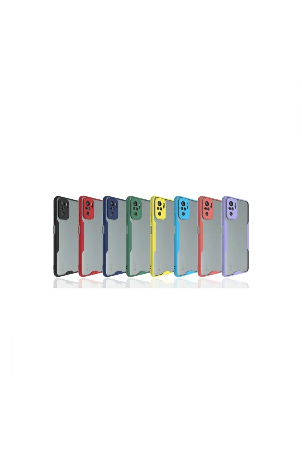 Xiaomi Redmi Note 10 Kılıf Platin Silikon - Mavi