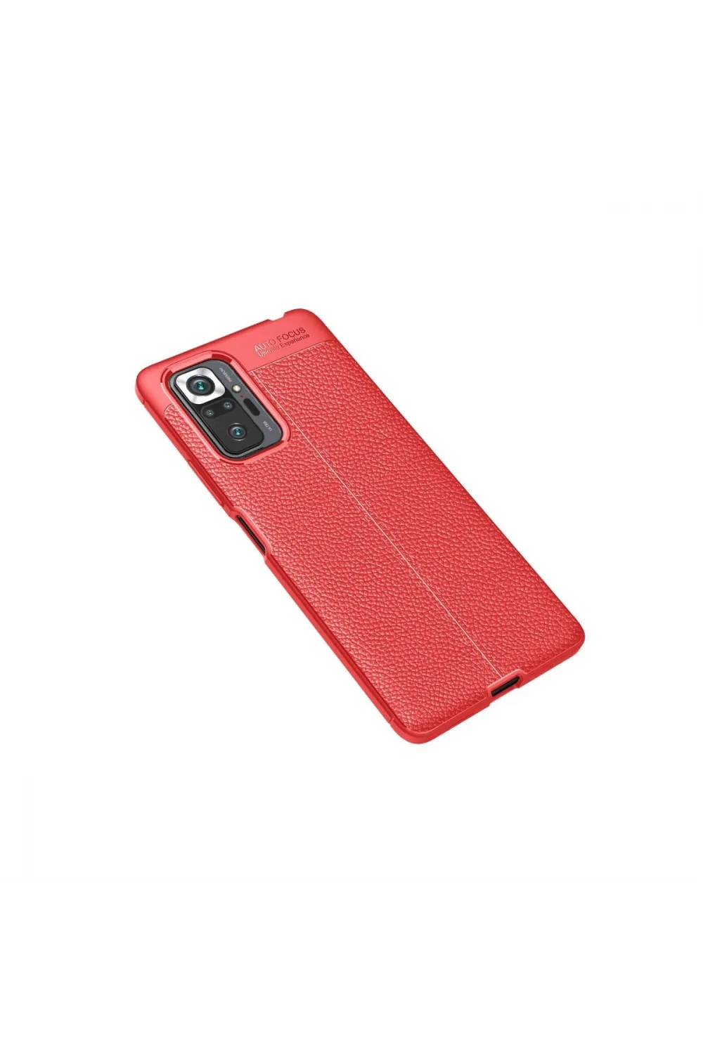 Xiaomi Redmi Note 10 Pro Kılıf Auto Focus Kapak - Kırmızı