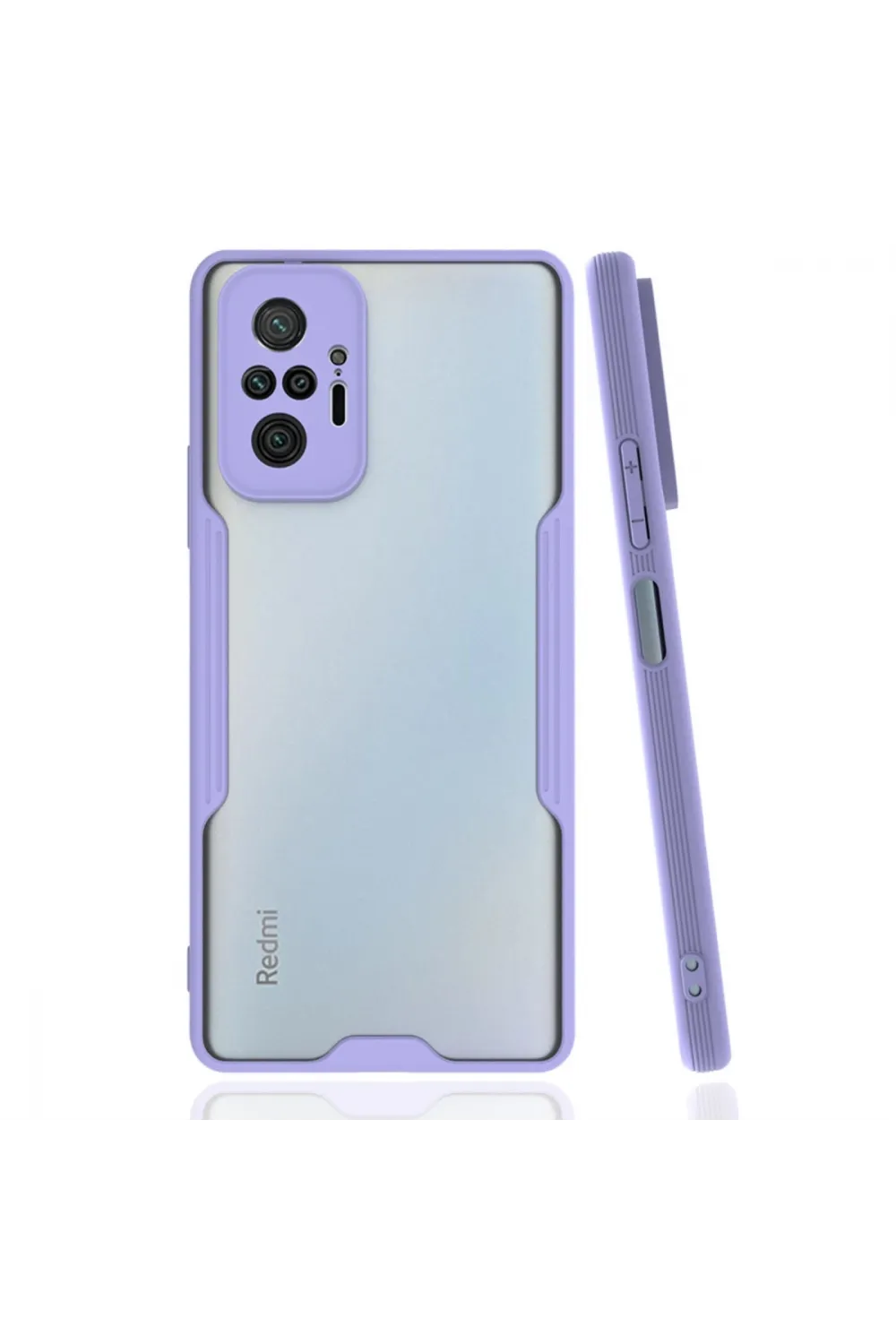 Xiaomi Redmi Note 10 Pro Kılıf Platin Silikon - Lila