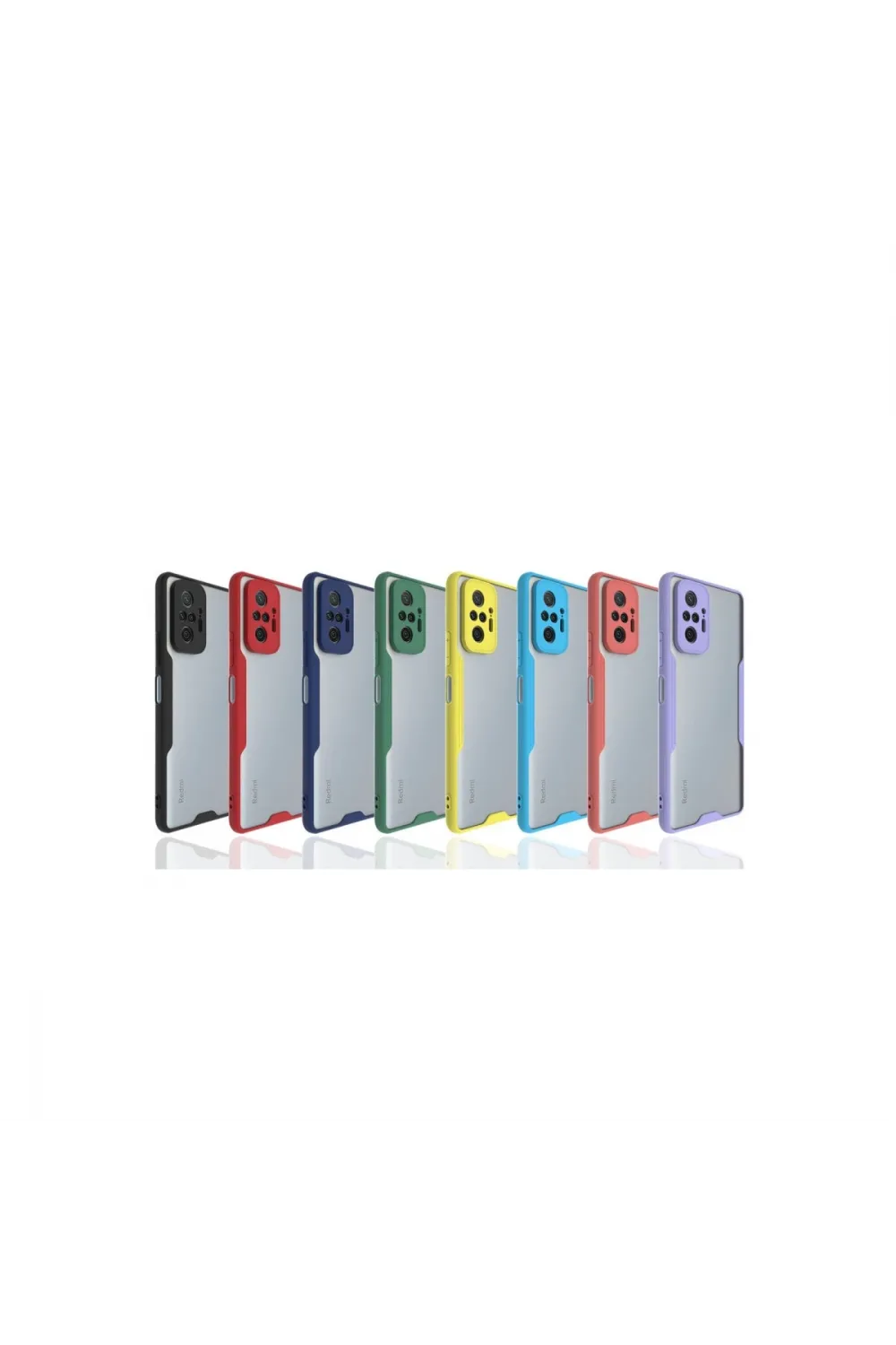 Xiaomi Redmi Note 10 Pro Kılıf Platin Silikon - Mavi