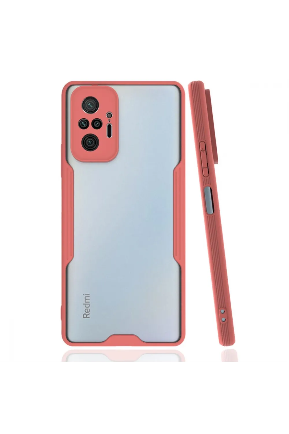 Xiaomi Redmi Note 10 Pro Kılıf Platin Silikon - Pembe