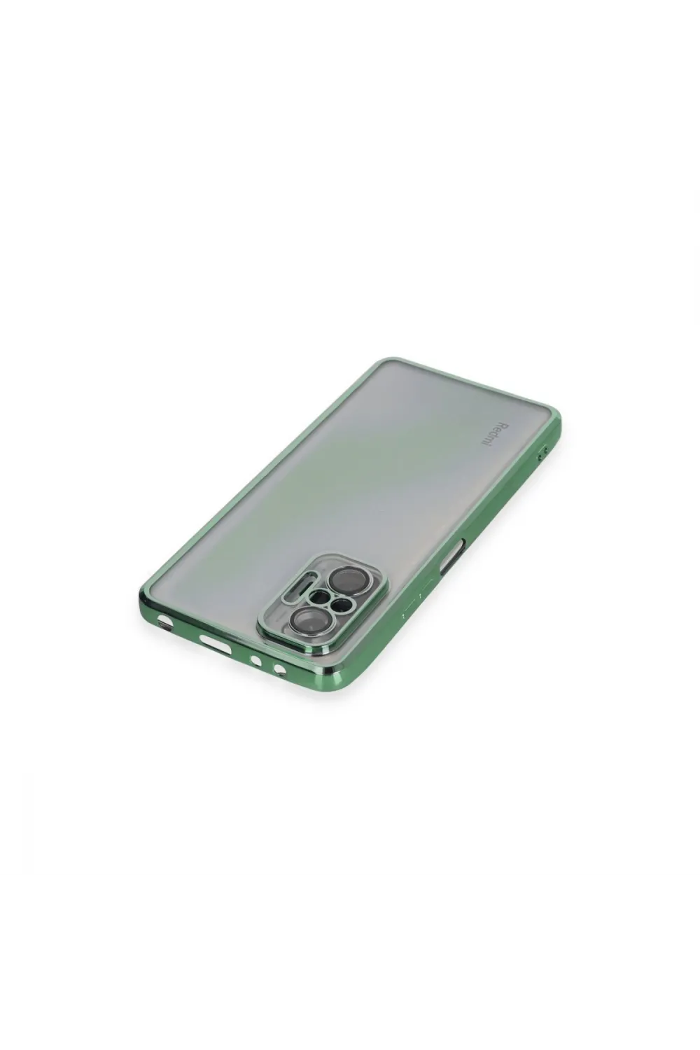 Xiaomi Redmi Note 10 Pro Kılıf Razer Lensli Silikon - Yeşil