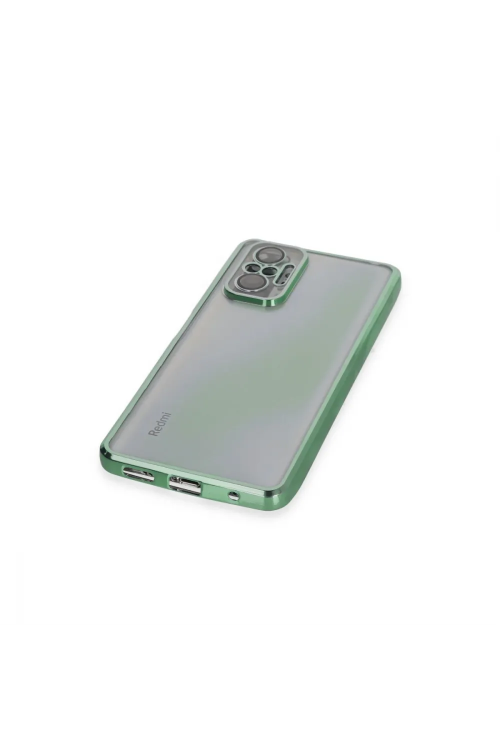 Xiaomi Redmi Note 10 Pro Kılıf Razer Lensli Silikon - Yeşil