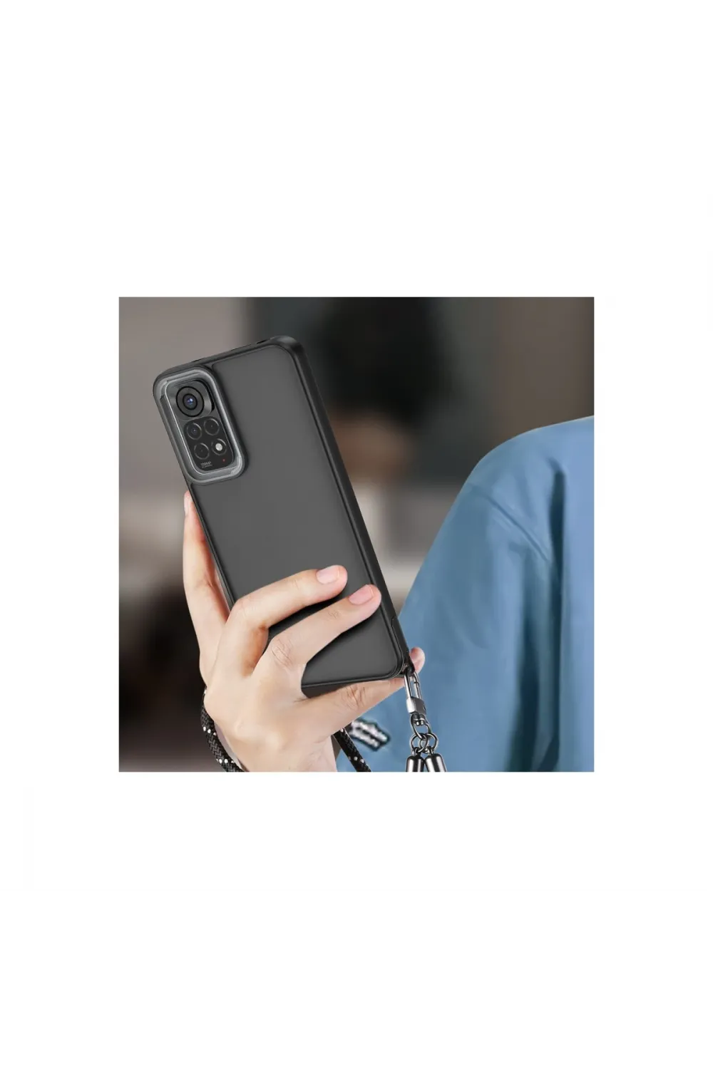 Xiaomi Redmi Note 11 Kılıf Elegant Kapak - Pudra
