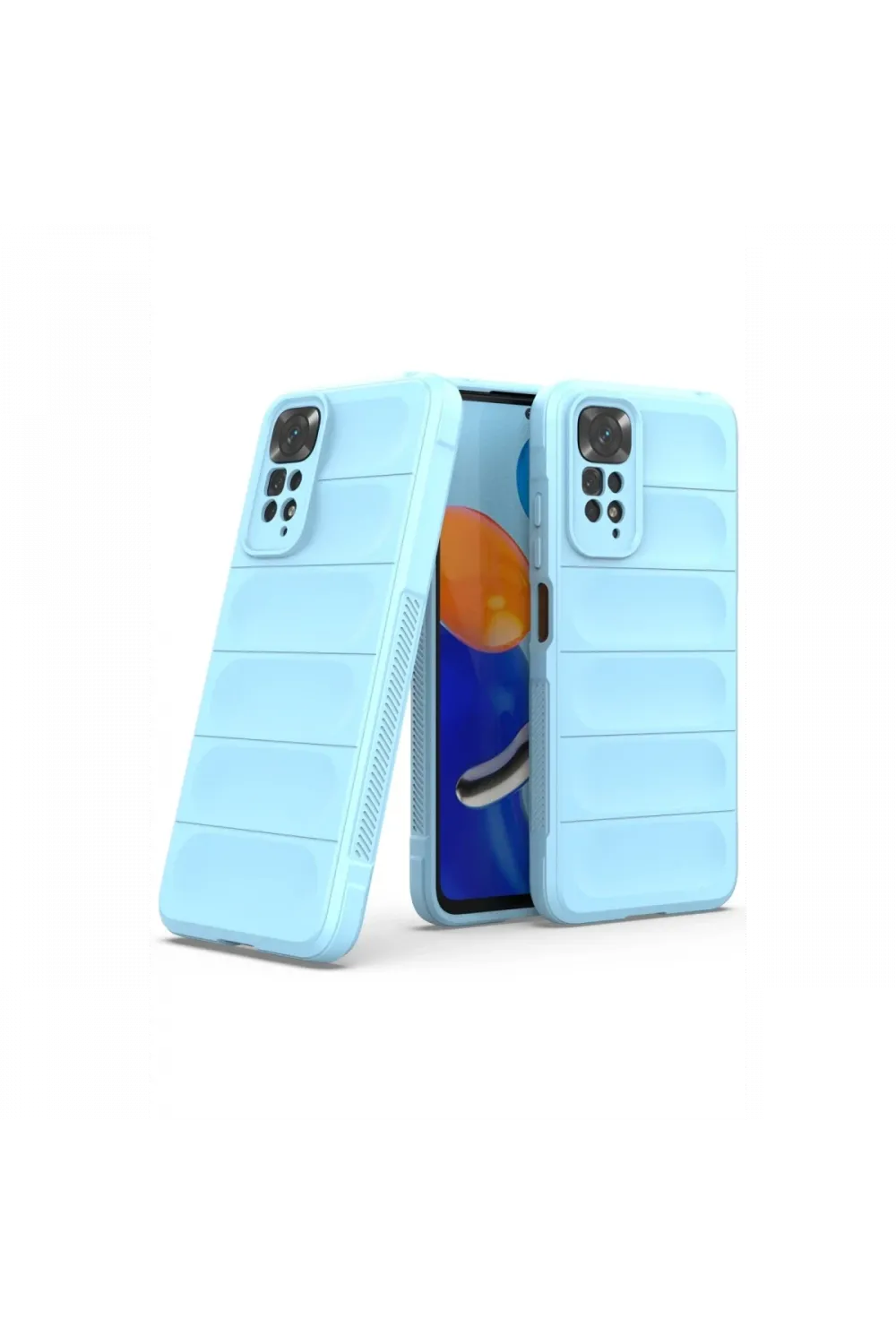 Xiaomi Redmi Note 11 Kılıf Optimum Silikon - Sky Blue