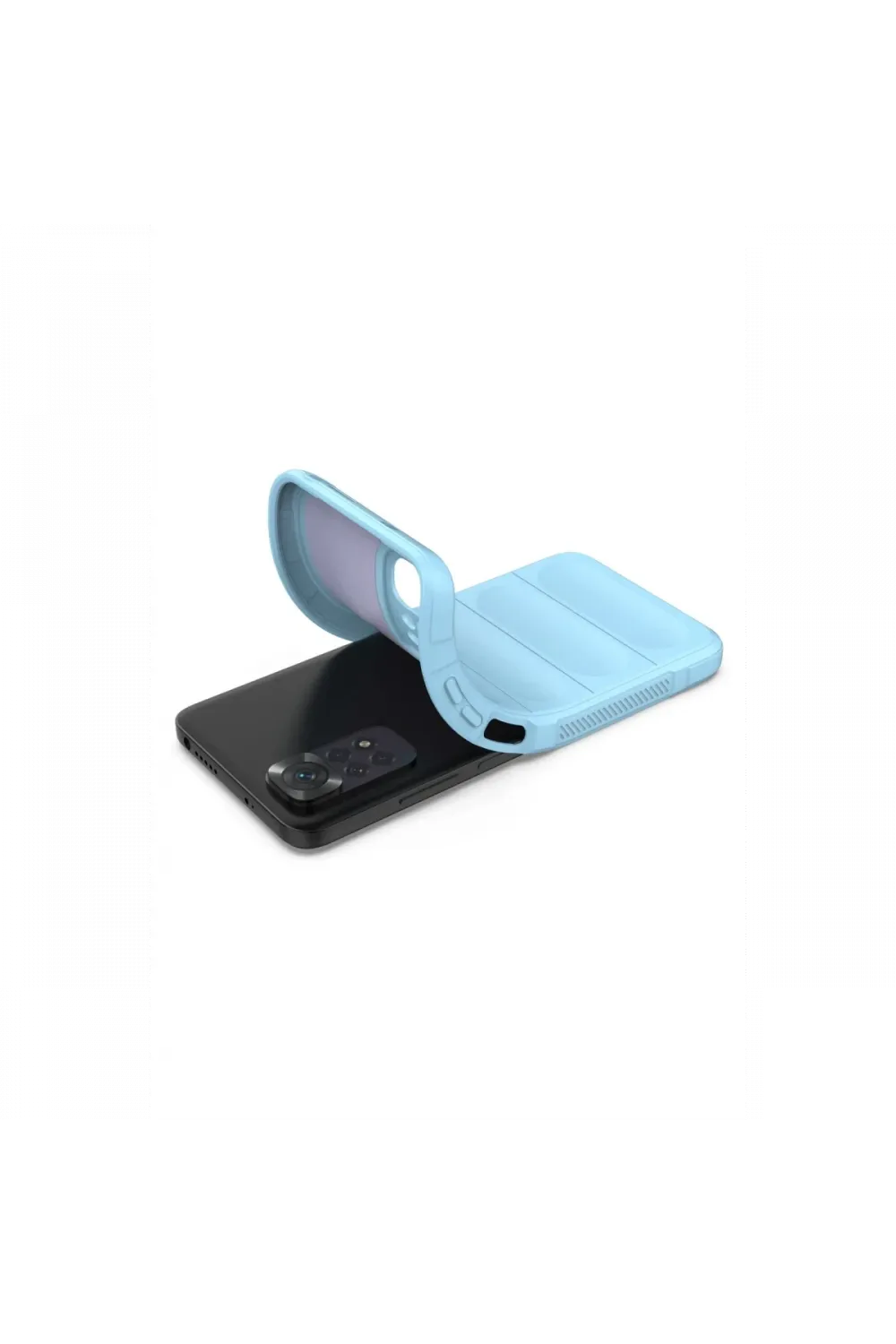 Xiaomi Redmi Note 11 Kılıf Optimum Silikon - Sky Blue