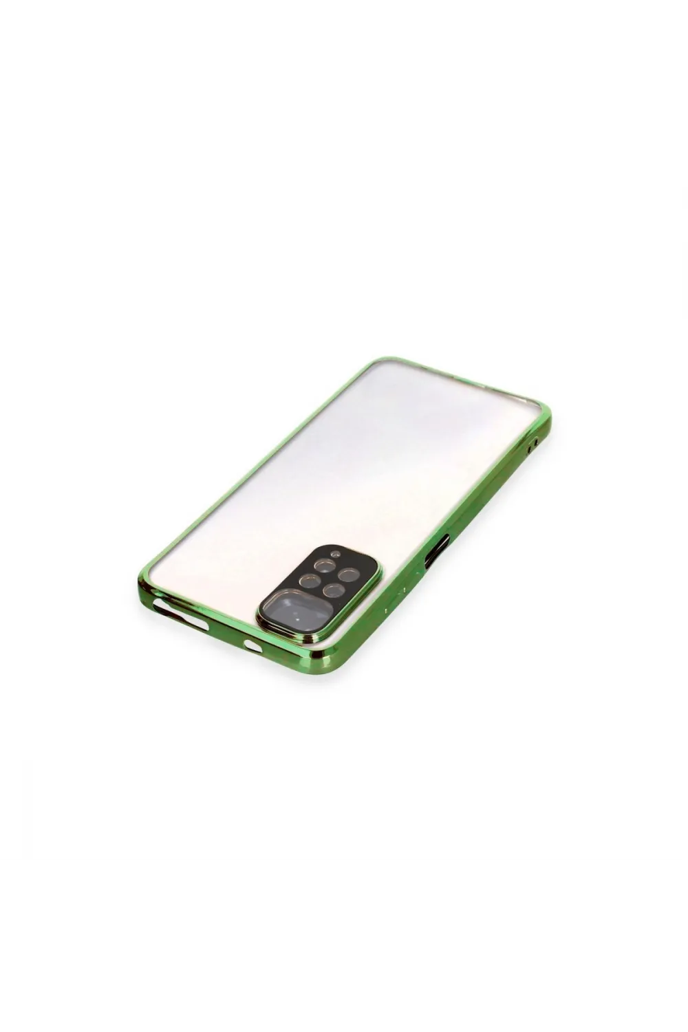 Xiaomi Redmi Note 11 Kılıf Razer Lensli Silikon - Yeşil