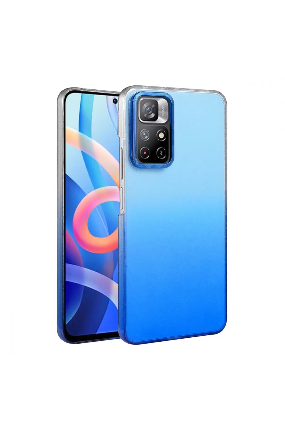 Xiaomi Redmi Note 11 Pro Glossy Kapak - Mavi