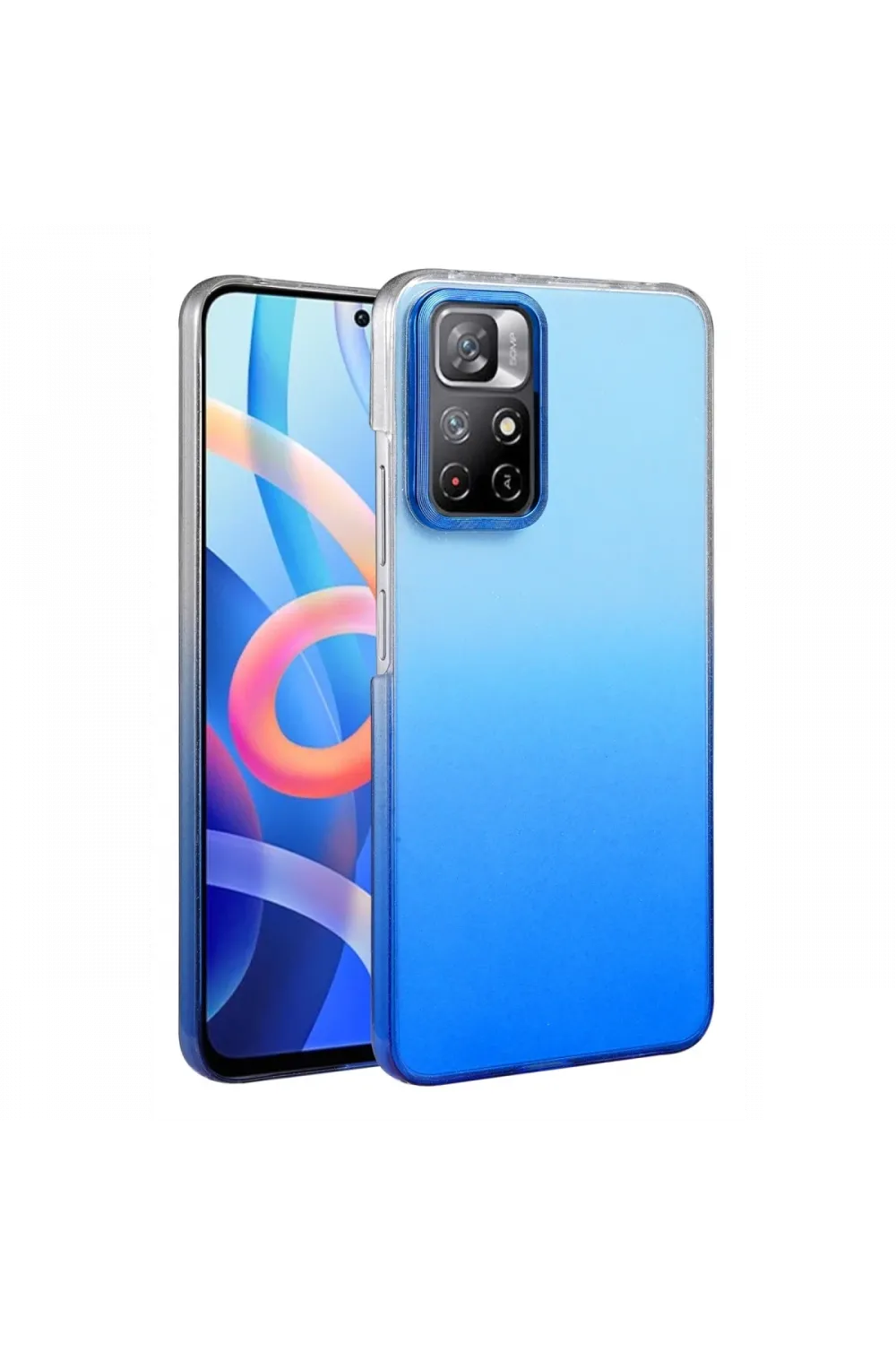 Xiaomi Redmi Note 11 Pro Glossy Kapak - Mavi