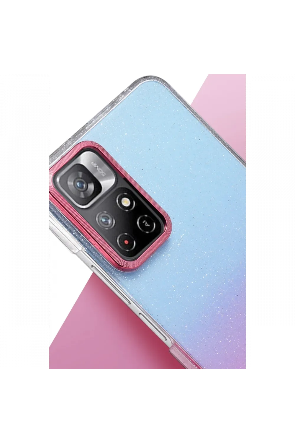 Xiaomi Redmi Note 11 Pro Glossy Kapak - Mavi