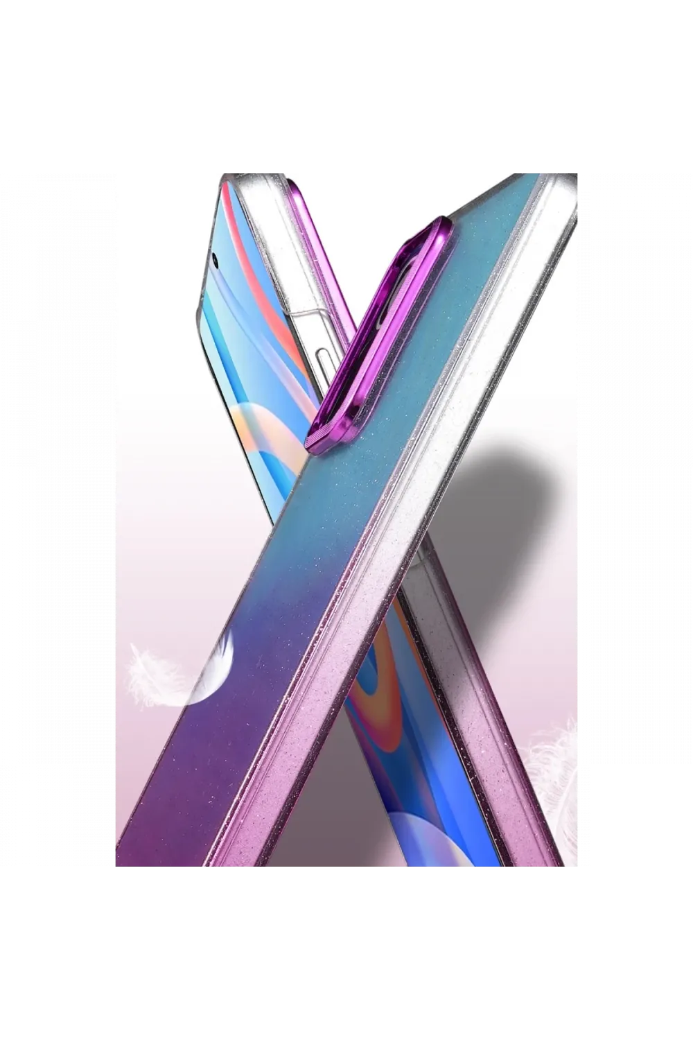 Xiaomi Redmi Note 11 Pro Glossy Kapak - Mavi