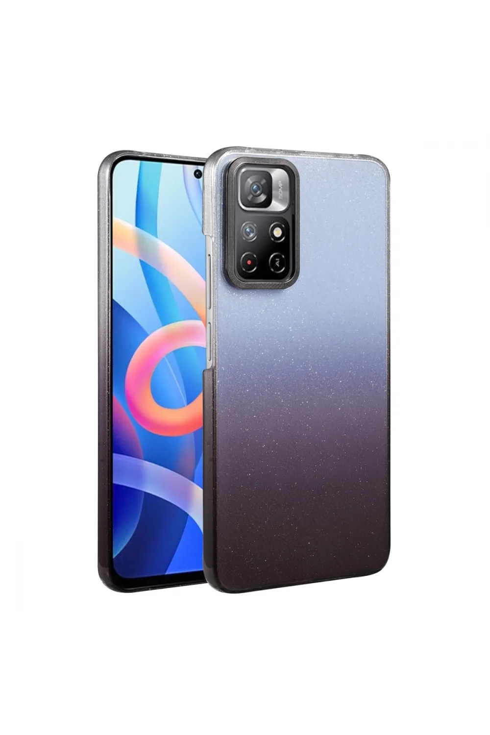 Xiaomi Redmi Note 11 Pro Glossy Kapak - Siyah