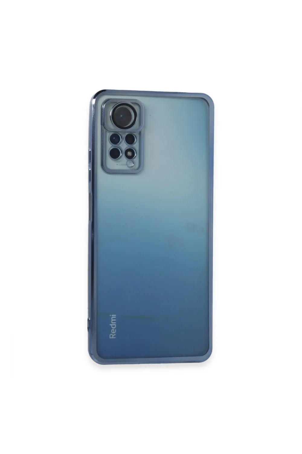 Xiaomi Redmi Note 11 Pro Kılıf Razer Lensli Silikon - Açık Mavi