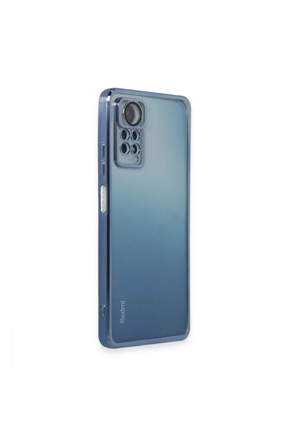 Xiaomi Redmi Note 11 Pro Kılıf Razer Lensli Silikon - Açık Mavi