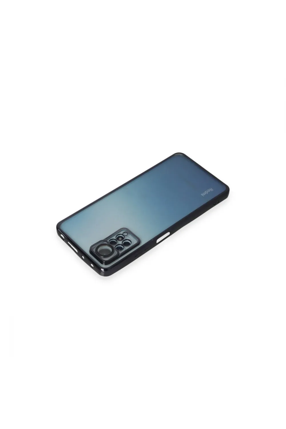 Xiaomi Redmi Note 11 Pro Kılıf Razer Lensli Silikon - Siyah