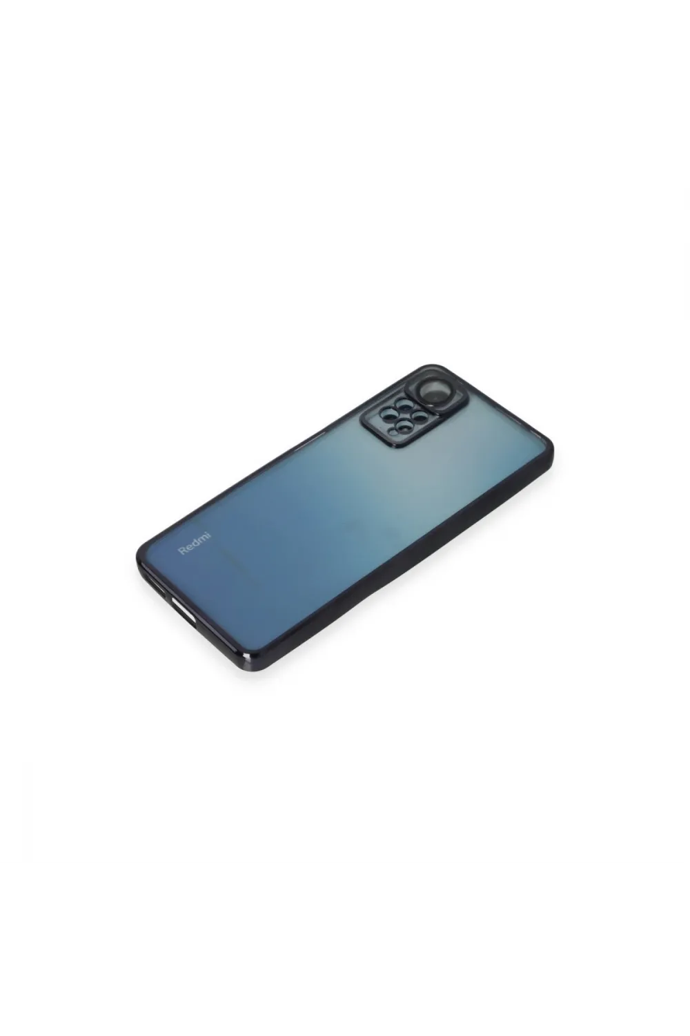 Xiaomi Redmi Note 11 Pro Kılıf Razer Lensli Silikon - Siyah