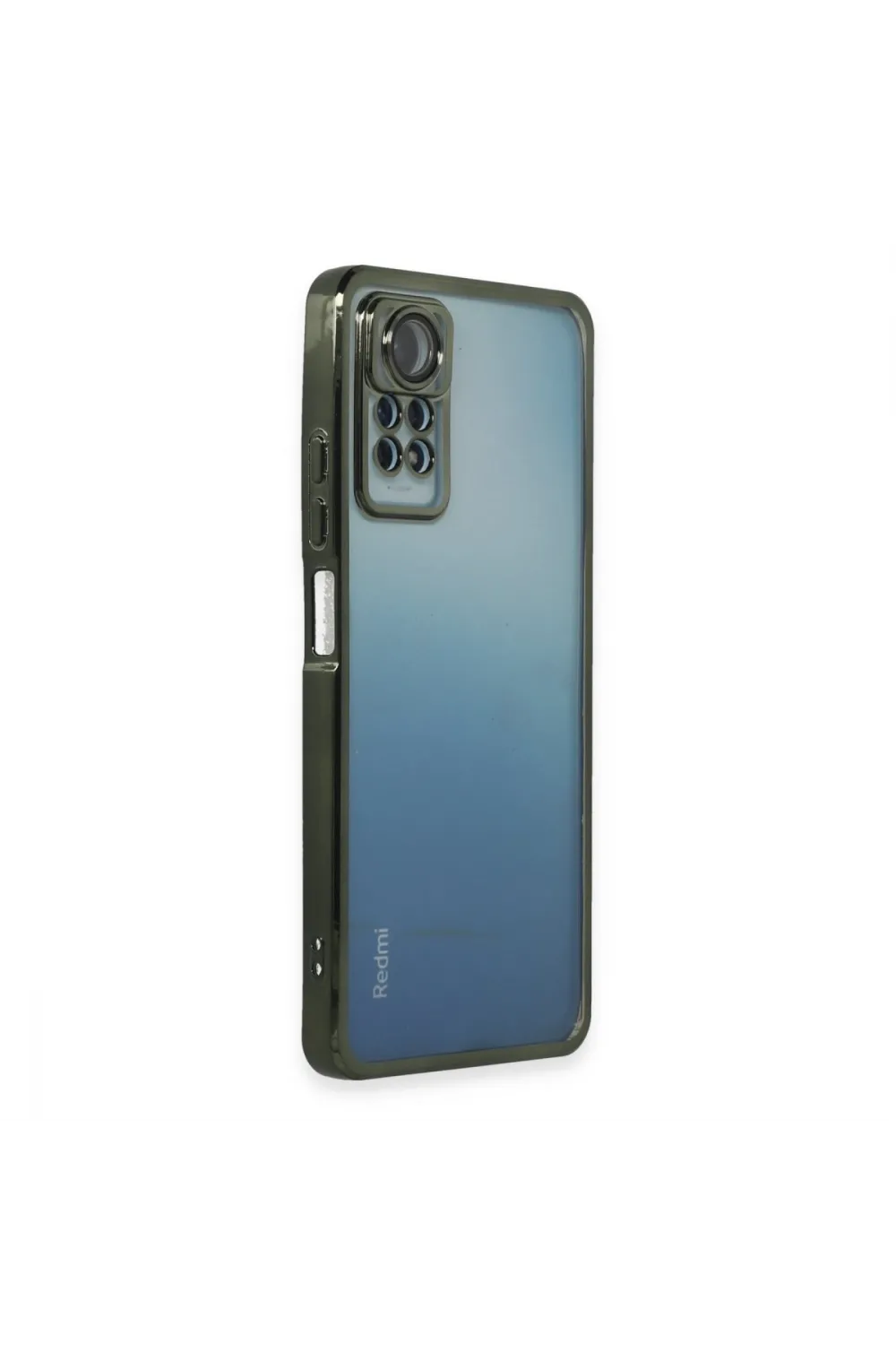 Xiaomi Redmi Note 11 Pro Kılıf Razer Lensli Silikon - Yeşil