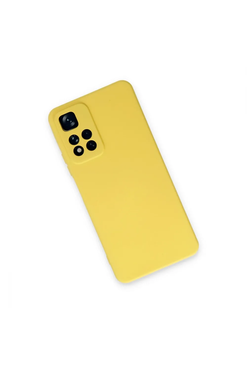Xiaomi Redmi Note 11 Pro Plus 5g Kılıf Nano İçi Kadife Silikon - Sarı