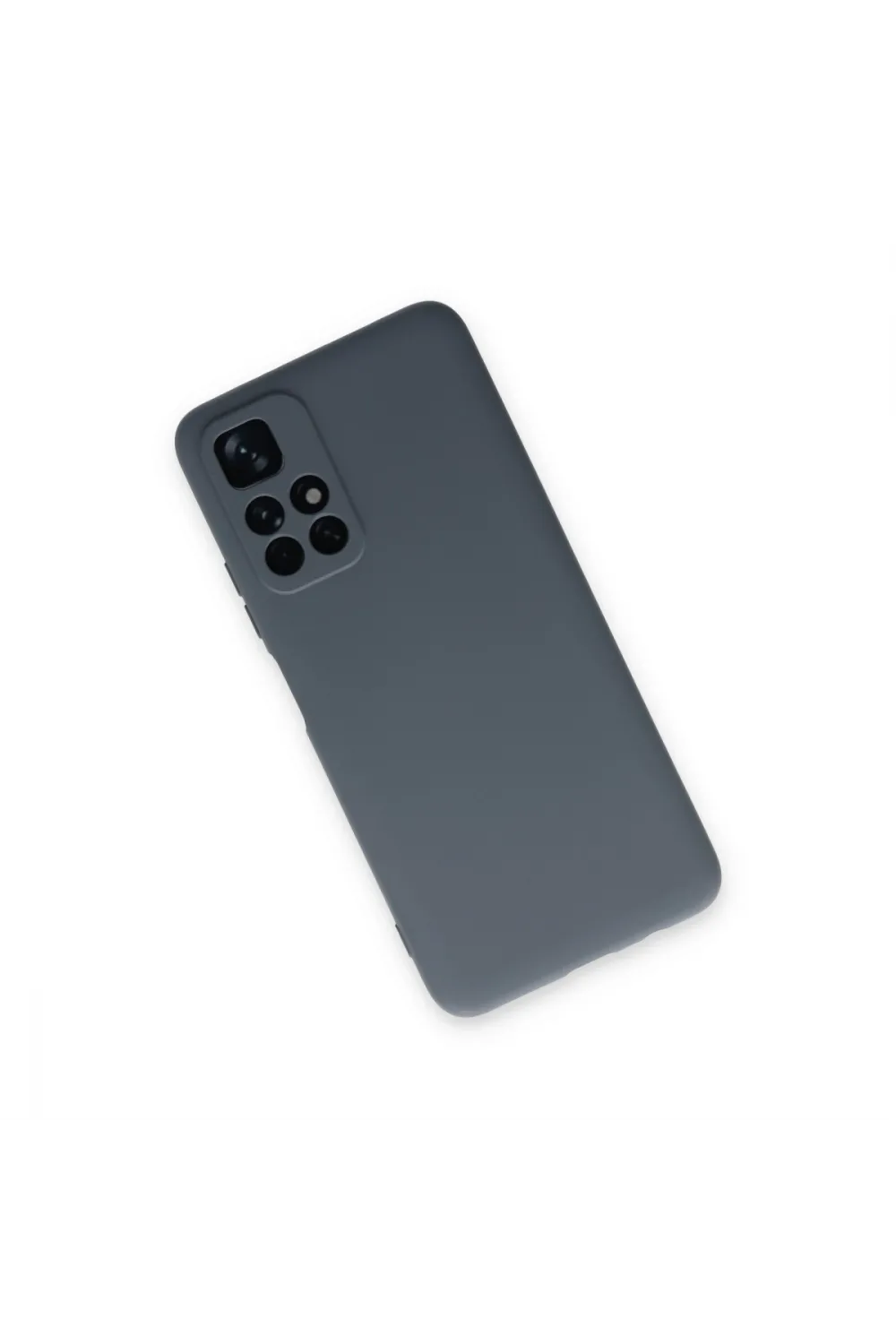 Xiaomi Redmi Note 11t Kılıf Nano İçi Kadife Silikon - Gri