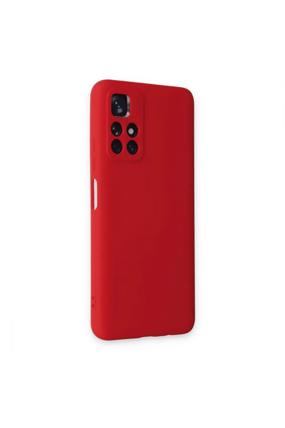 Xiaomi Redmi Note 11t Kılıf Nano İçi Kadife Silikon - Kırmızı