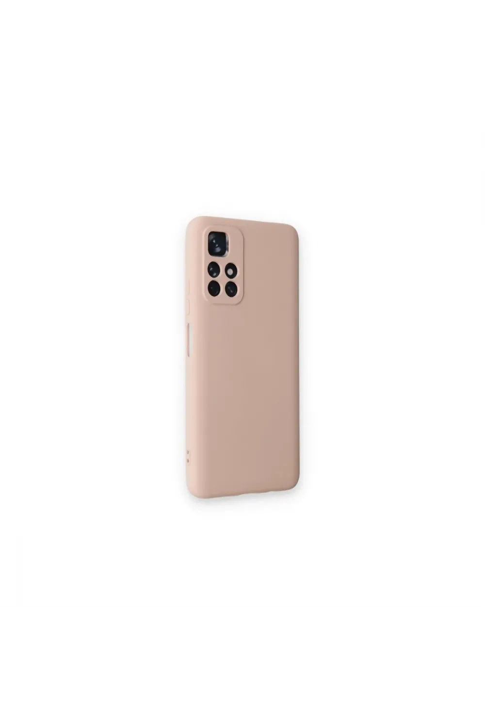 Xiaomi Redmi Note 11t Kılıf Nano İçi Kadife Silikon - Pudra