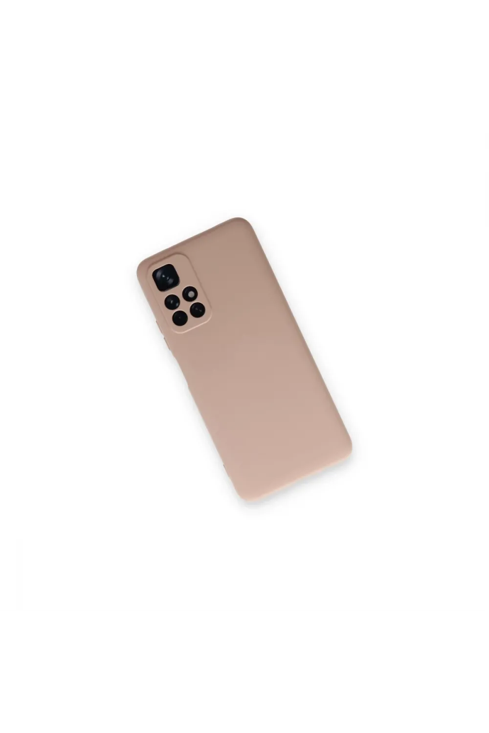 Xiaomi Redmi Note 11t Kılıf Nano İçi Kadife Silikon - Pudra