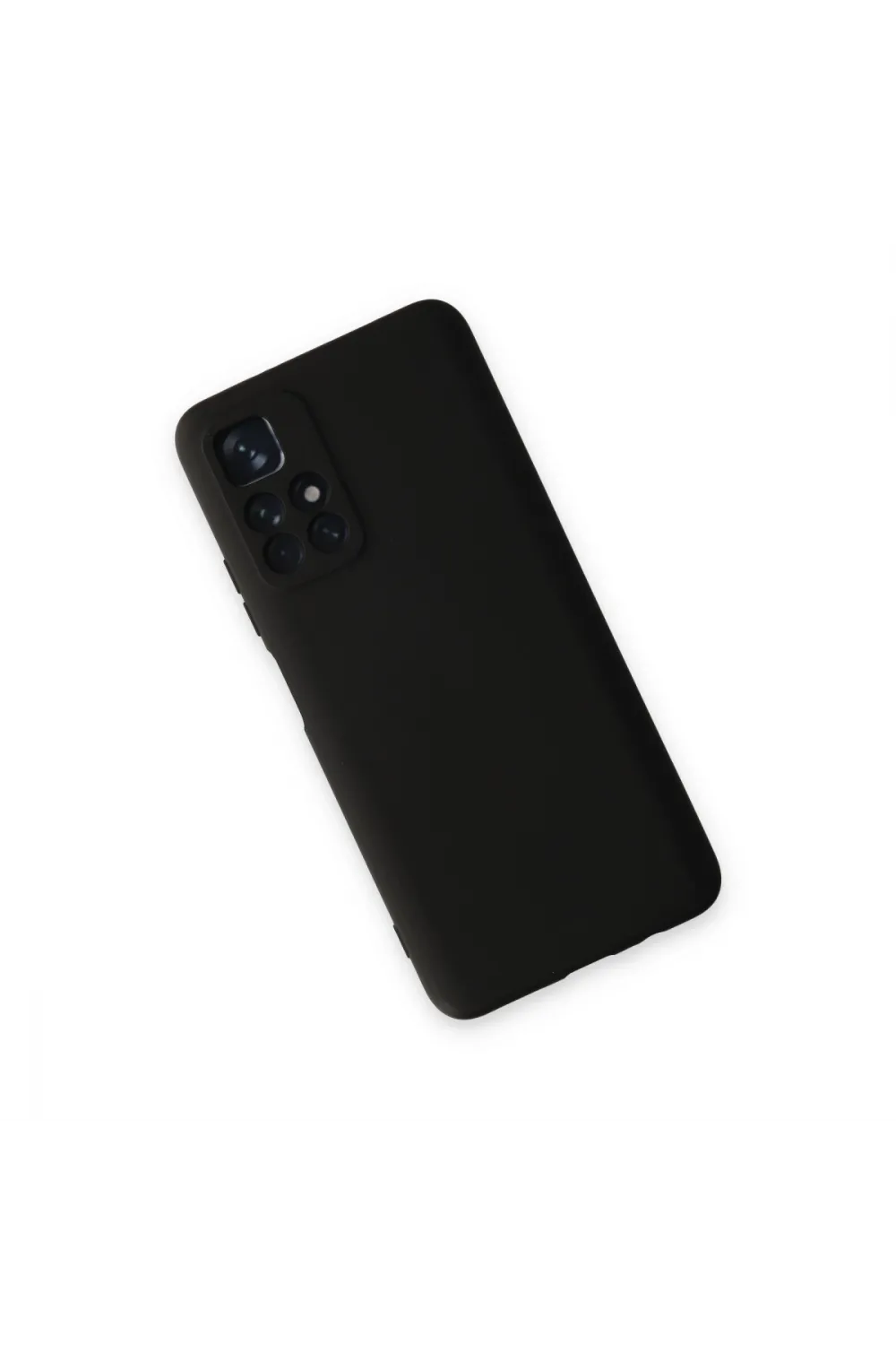 Xiaomi Redmi Note 11t Kılıf Nano İçi Kadife Silikon - Siyah