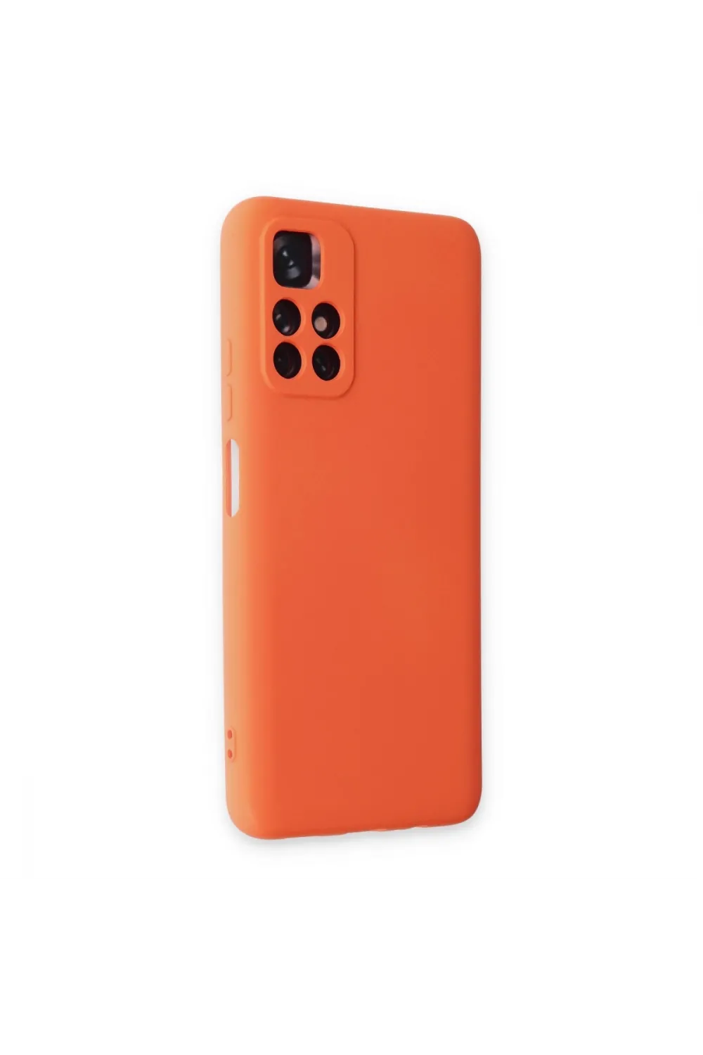 Xiaomi Redmi Note 11t Kılıf Nano İçi Kadife Silikon - Turuncu